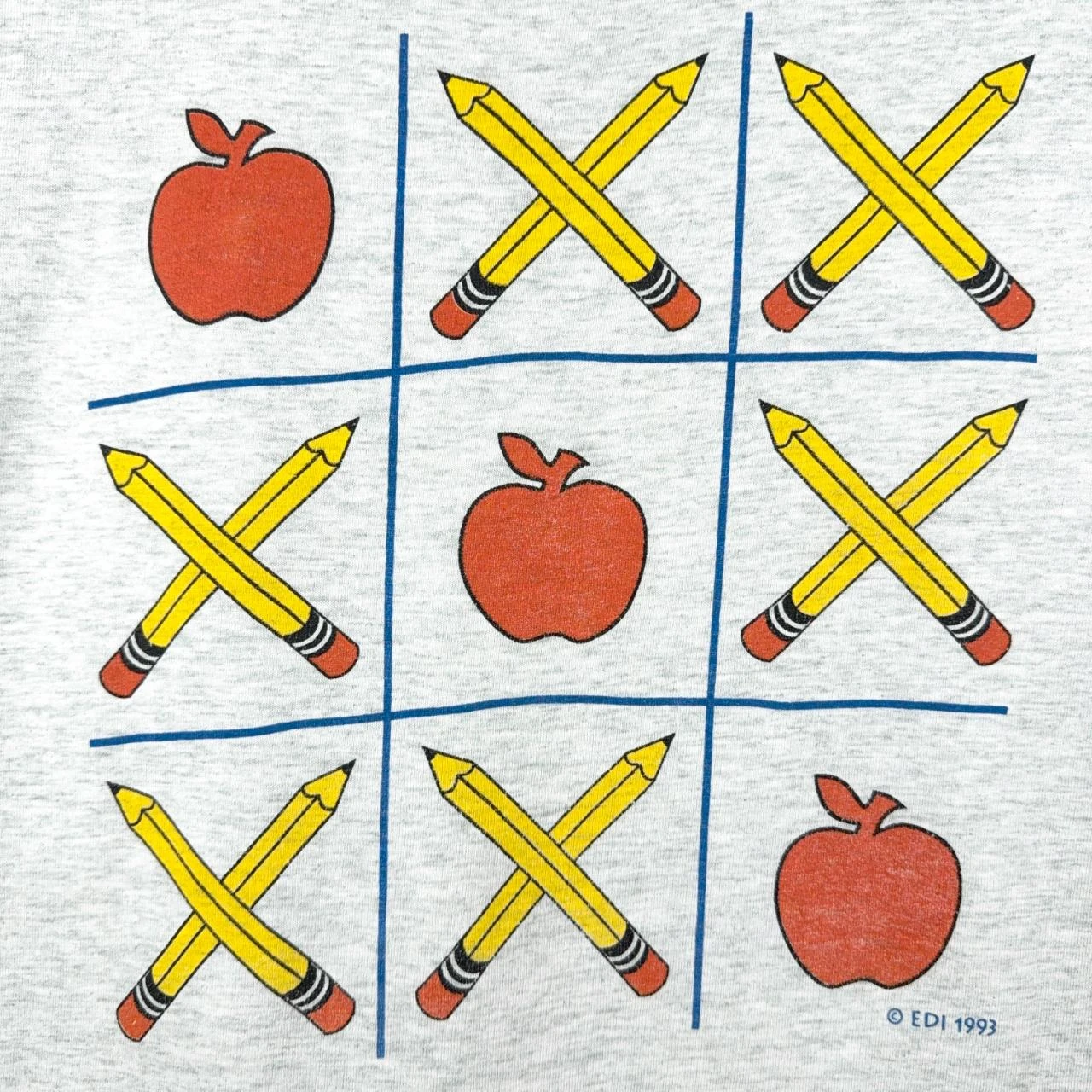 Fruit Of The Loom Vintage Tic Tac Toe Graphic Tee L – photo 3